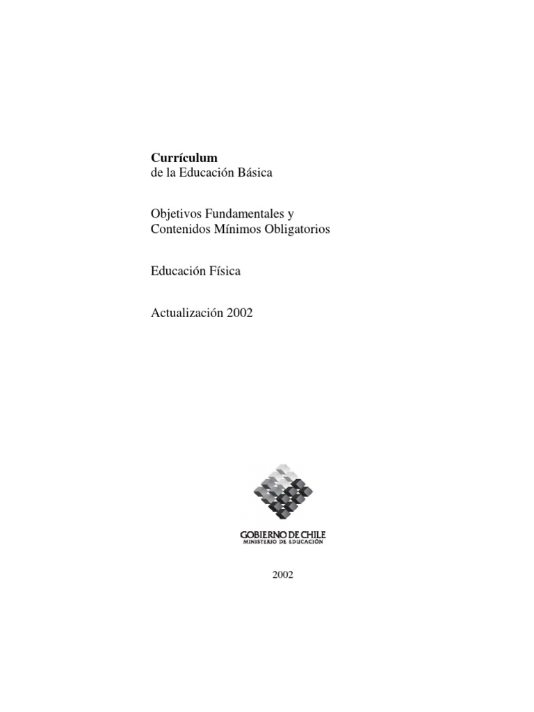 Marco Curricular Educacion Fisica Nb1 Pdf Deportes Educación Primaria
