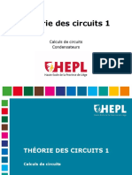 Theorie circuits 1 - 8 Calculs et condensateurs