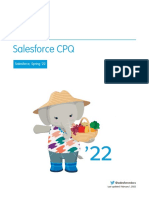 Salesforce CPQ-Spring 2022