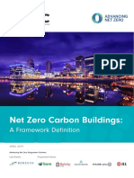 Net Zero Carbon Buildings A Framework Definition