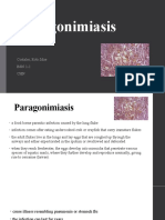 Paragonimiasis: Costales, Robi Mae BSN 2-2 CHN