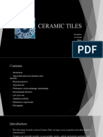 Ceramic Tiles: Submitted To Dr. Vrushali Mhatre