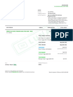 Mesin Cuci Invoice