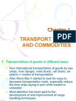 Transport Means and Commodities