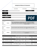 Avaliação de Eficácia de Treinamento