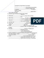 Simple Past Vs Present Perfect Vs Past Perfect