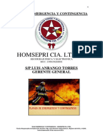 PLAN EMERGENCIA HOMSEPRI CIA. LTDA. 2015