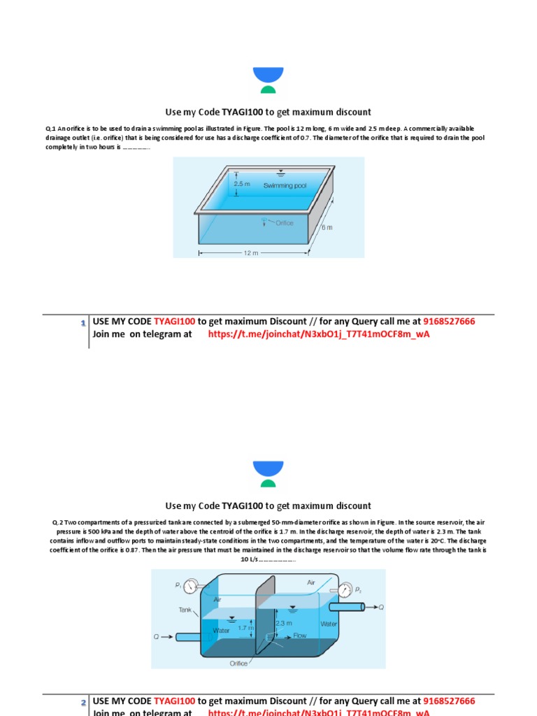 Fluid Dynamics Questions.... PDF Flow Measurement Pump