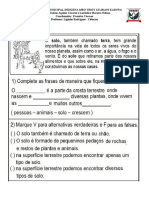 5 Fase - Atividade Conteúdo - Solo