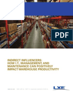 Indirect Influencers: How I.T., Management, and Maintenance Can Positively Impact Warehouse Productivity