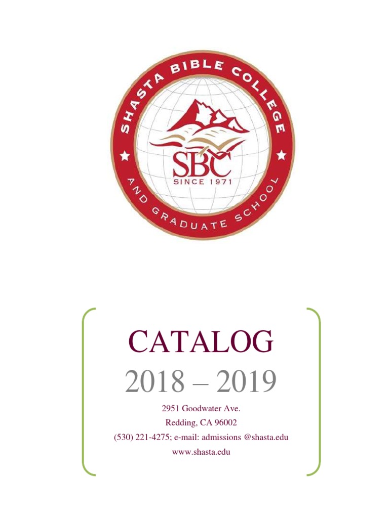 Catalog 2951 Goodwater Ave. Redding, CA 96002 (530) 2214275 EMail