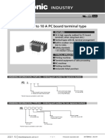 High Capacity Up To 10 A PC Board Terminal Type: Relays