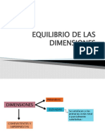 Equilibrio de Las Dimensiones