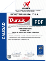 Certificado DURALIT ISO ISO 9001 (1)