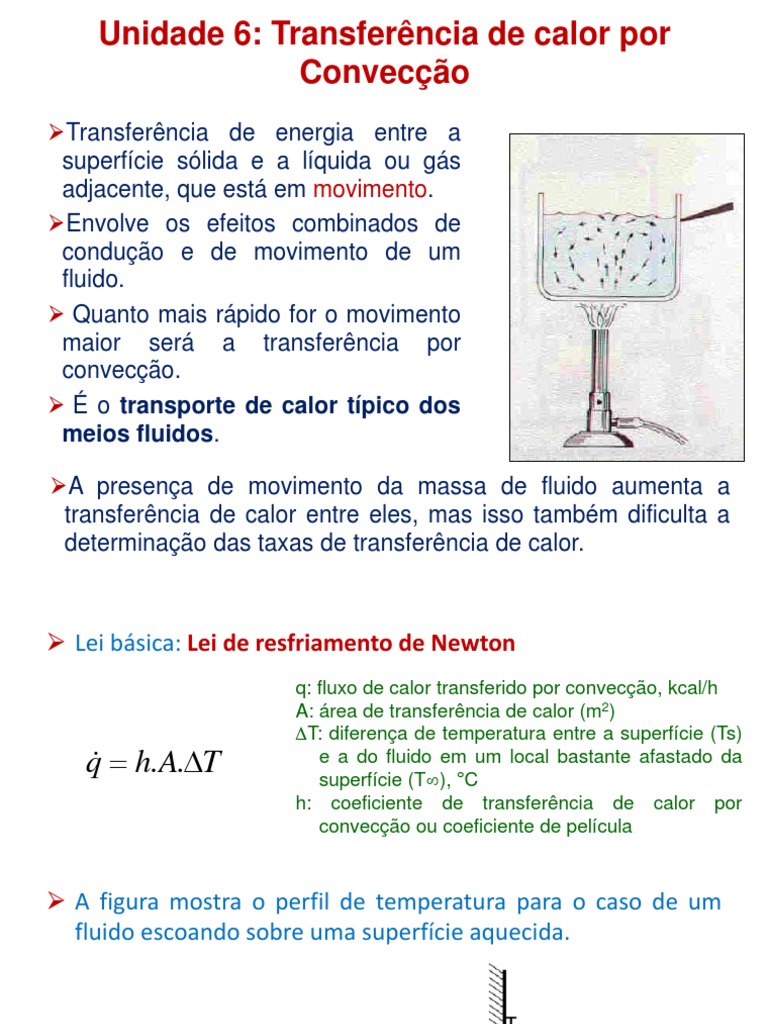 Transferência de Calor por Convecção | PDF | Transferência de calor ...