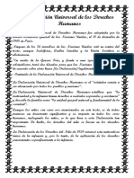 Declaración Universal de Los Derechos Humanos