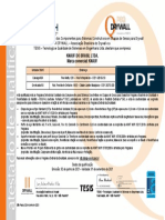 Certificado PSQ Knauf Do Brasil Validade Setembro 2021