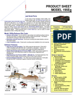 Product Sheet MODEL 195eg: Wireless High Speed Ethernet and Serial Ports