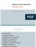 Geoestadística para minería: Medidas estadísticas básicas