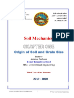 CH 1 Introductions of Soil Mechanics 6 10 2019