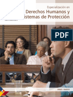 Esp en Derechos Humanos y Sistemas de Proteccio¿n