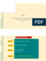 Tema 5 (E) Amplificadores Operacionales. Filtrado Activo