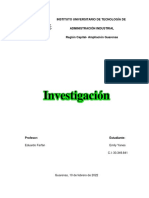 Investigación: Instituto Universitario de Tecnología de