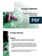 Fungsi Gamma