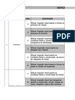 Inspeção de Reboques Frota: Data: Sistema Cód. Descrição 1: 1 Estrutura