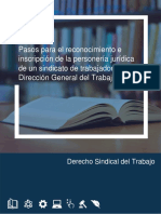 Inscripcion de Sindicatos