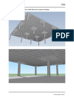 Two-Way Joist Concrete Slab Floor (Waffle Slab) System Analysis and Design