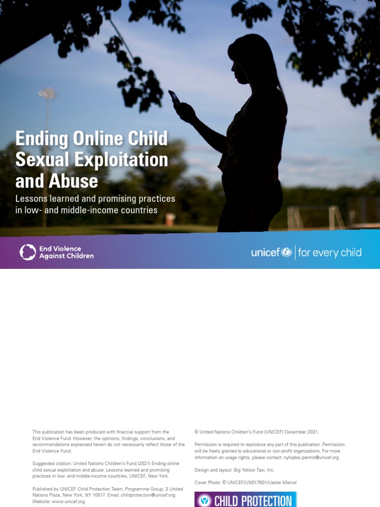 Ending Online Sexual Exploitation and Abuse | PDF | Child Sexual Abuse ...