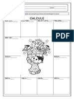 Calculando Quatro Operações 4º Ano