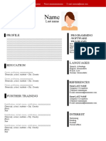 Curriculum Vitae Template