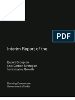 Planning Commission Interim Report Low Carbon Growth Strategies