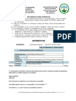 Guía de aprendizaje de matemáticas para grado 8 sobre líneas paralelas y perpendiculares