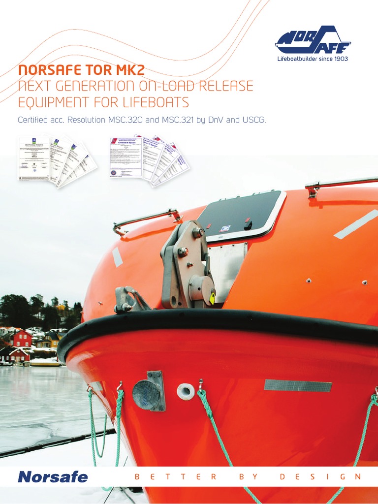 Norsafe TOR MK2 Lifeboat Release System | PDF