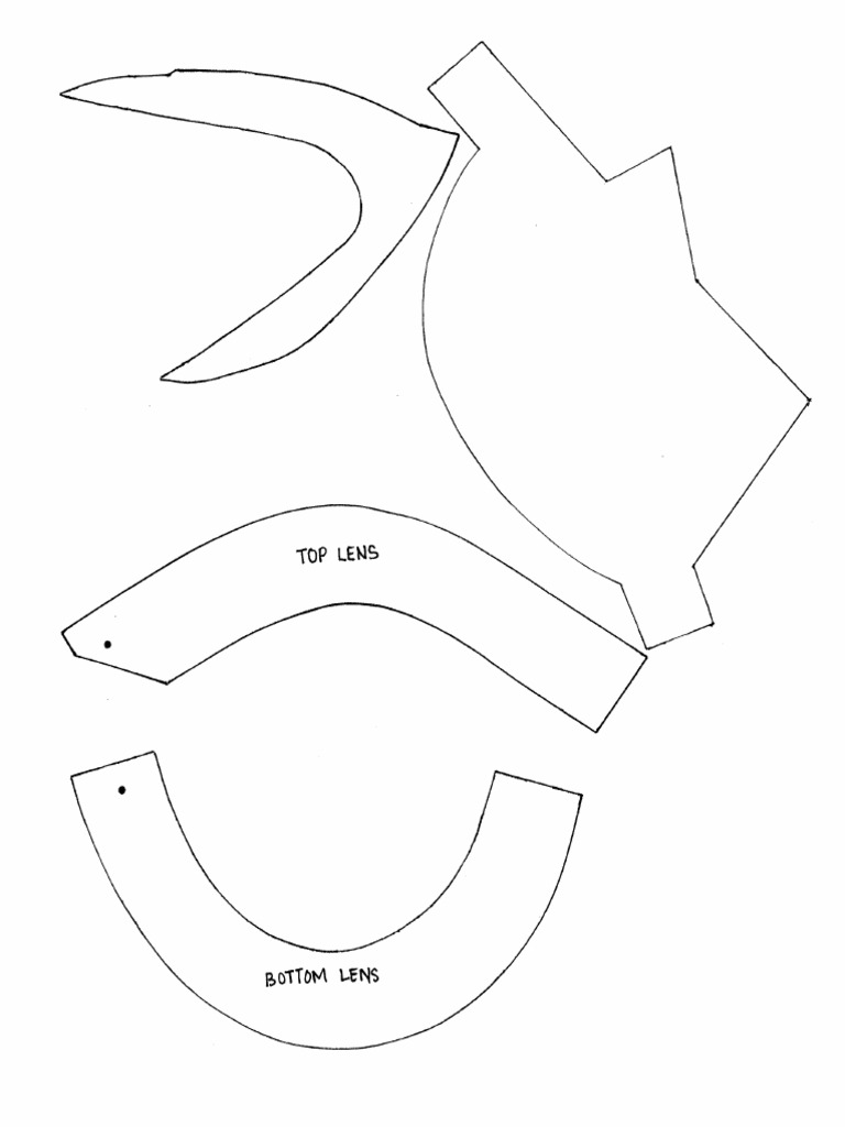 SpiderMan Mask Templates PDF