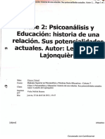 Psicoanalisis y Educacion Lajonquiere