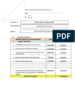 Cuadro de Actividades Fundamentos