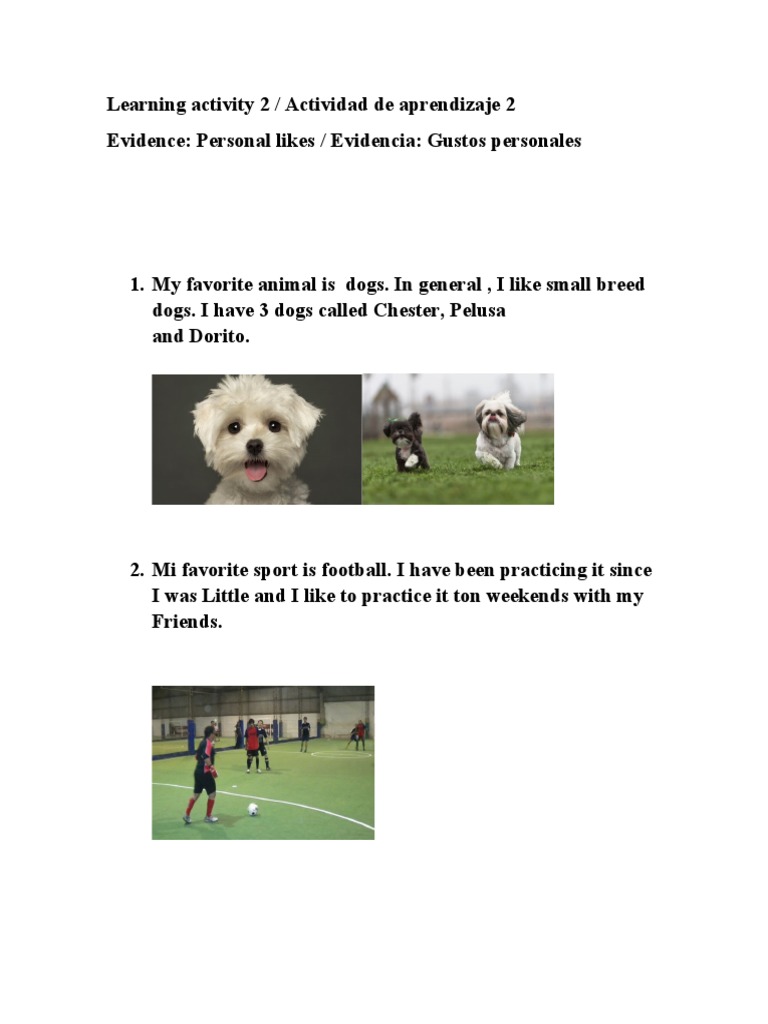 Learning Activity 2 | PDF | Science & Mathematics | Lifestyle