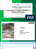 ADAPTACIÓN AL CAMBIO CLIMÁTICO Y EVENTOS EXTREMOS_PPT_2019