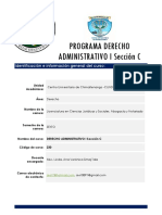 230 Derecho Administrativo I Seccion C Ana Verónica Simaj Tala Programa Sexto Semestre 2021