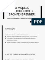 O Modelo Bioecológico de Bronfenbrenner - Slide