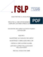 Circuitos Basicos Con Amplificadores Operacionales