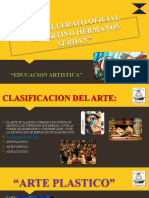 Clasicificacion de Las Artes Plasticasartes Foneticas Artes Acusticas. 1