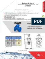 Valvula Brida Modelo 2500 Fumosac