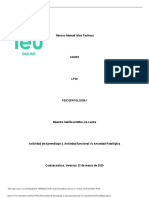 Actividad de Aprendizaje 2. Ansiedad Funcional Vs Ansiedad Patol Gica