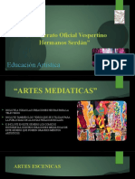 Artes Mediaticas Artes EscenicasArte Digital El Cineartes Populares