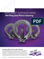 Spicer Select Commercial Vehicle: 404 Ring and Pinion Gearing